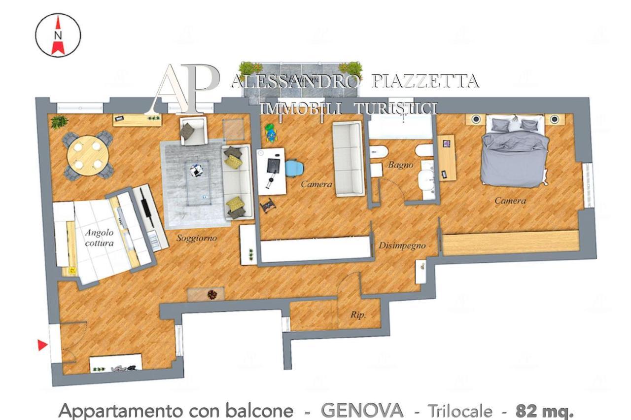 Appartamento Casa Ri Al Mare Genova Esterno foto